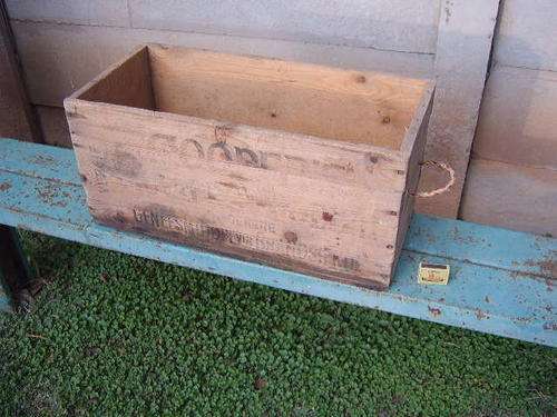 Coopers wooden box with names on it,see pic's