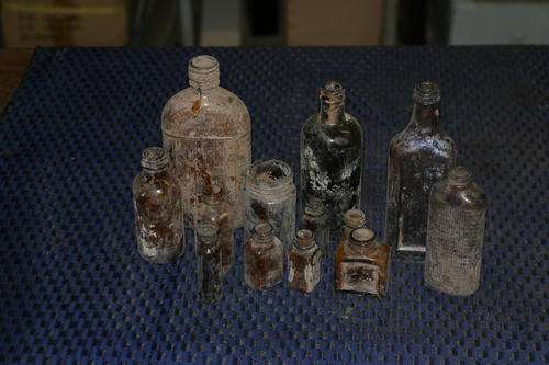one job lot antique sought after bottles on offer brown bottles