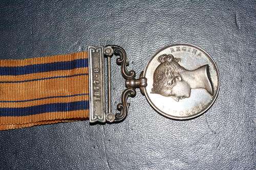 Extremely Rare South African "Zulu" Medal dated 1877-8