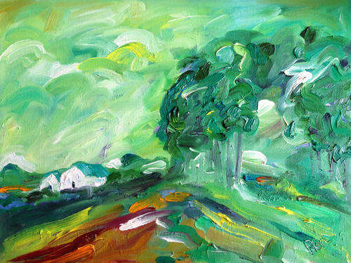 Beautiful Landscape by R. Pienaar! 405x305 Oil on Board.