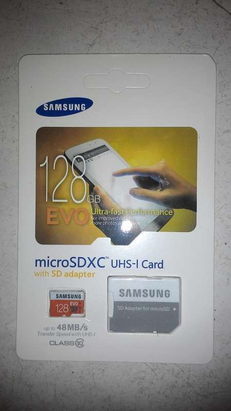 Samsung 128GB Micro SDXC 48MB/s with adapter