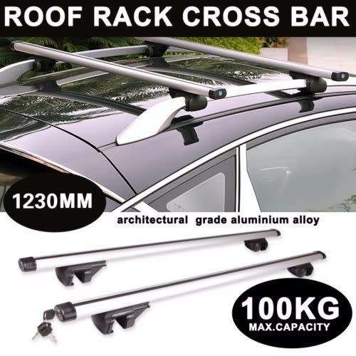 New Roof bars for Vehicle with rails 100kg capacity with locks