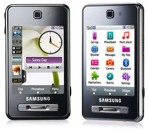 Samsung Tocco touch screen in Metallic Pink