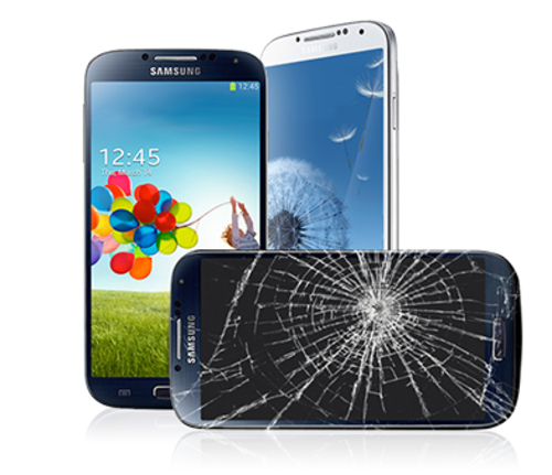 Samsung Galaxy S4 - Cracked Screen