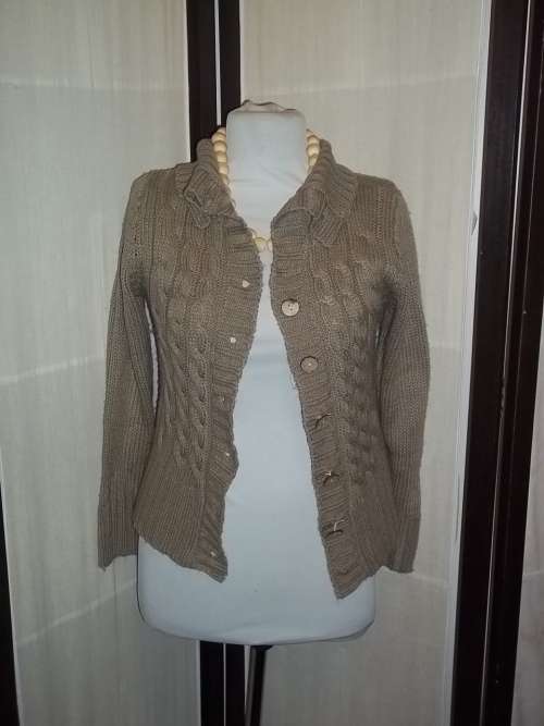 Cable knit jersey size S