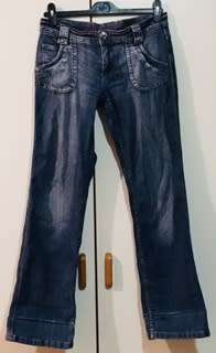 Woolworths Ultra low rise flared leg jeans size: 36