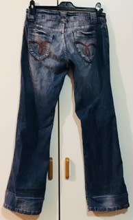 Woolworths Ultra low rise flared leg jeans size: 36