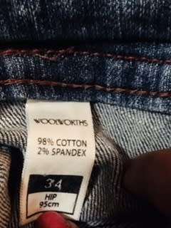 Woolworths Ultra low rise flared leg jeans size: 36