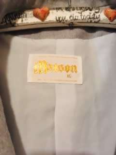 Vintage  Matson  Grey blazer size: 16