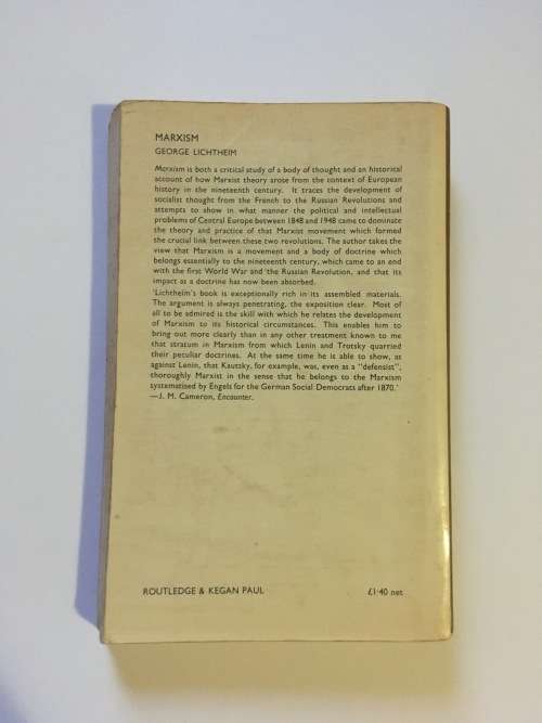 Marxism - George Lichtheim