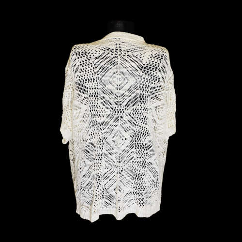 White crochet cardigan Size: M/L