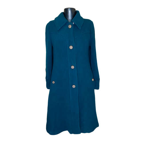 Vintage green coat Size: 34/36
