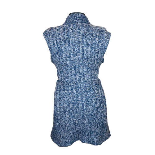 Blue and Grey Knit Cardigan Size: S