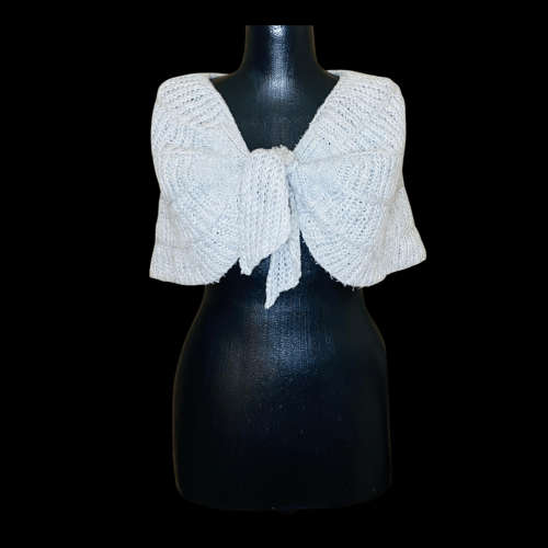 Vintage Grey Knit Wrap Free Size