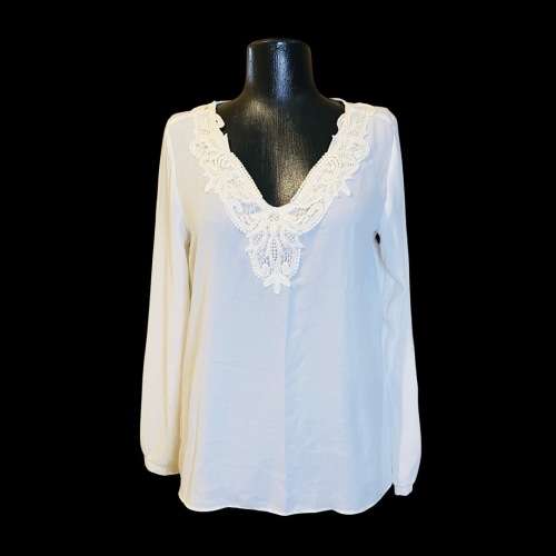 Cream tunic top size: 12