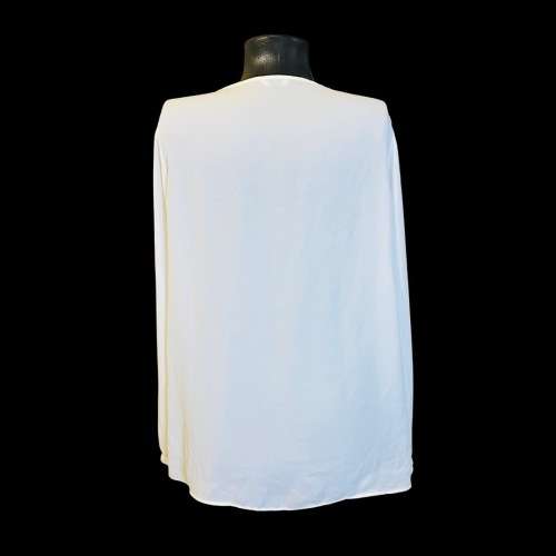 Cream tunic top size: 12