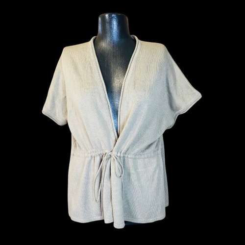 Beige cardigan Size: 10/34
