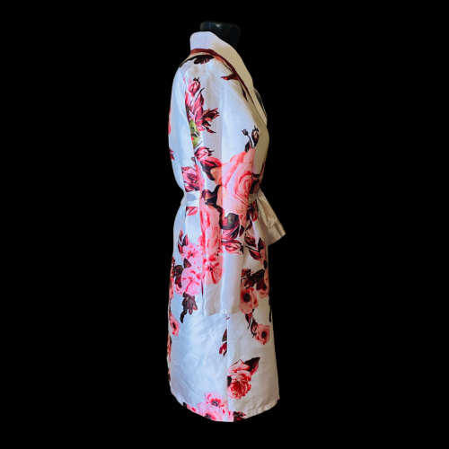 Rose print jacket Size: S