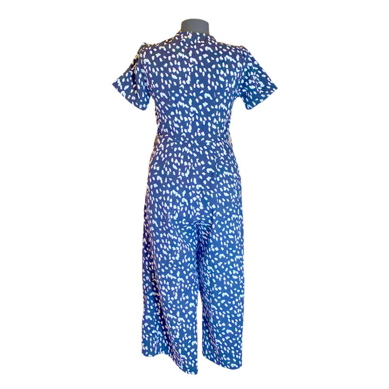 Black print jumpsuit Size: 6/30