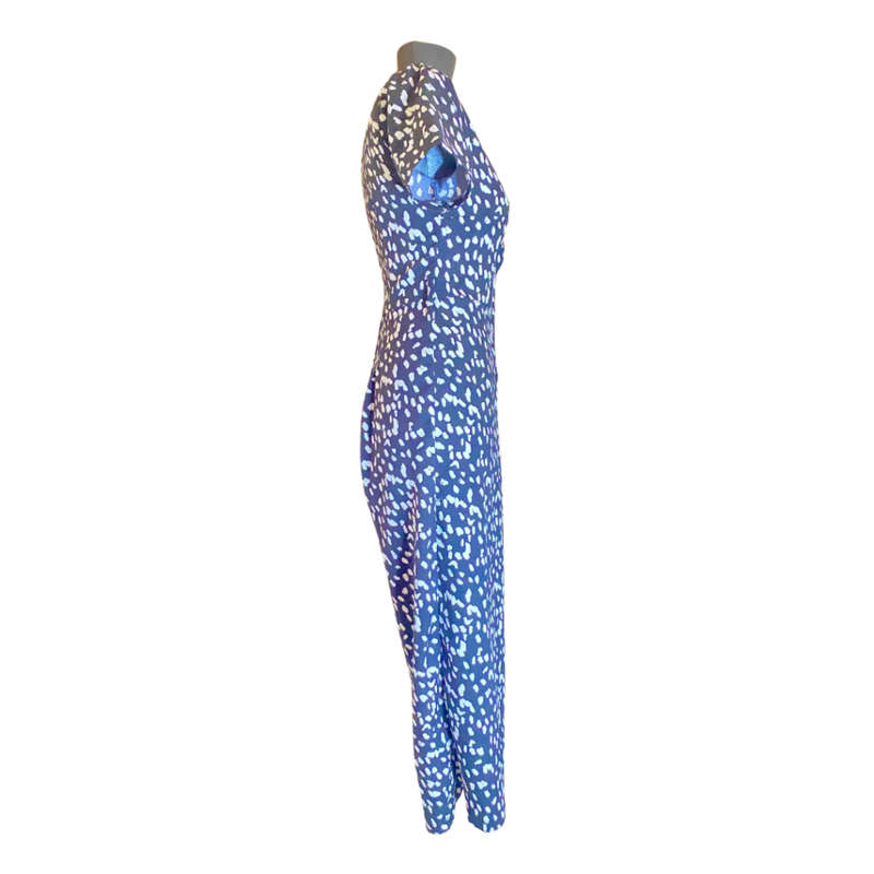 Black print jumpsuit Size: 6/30