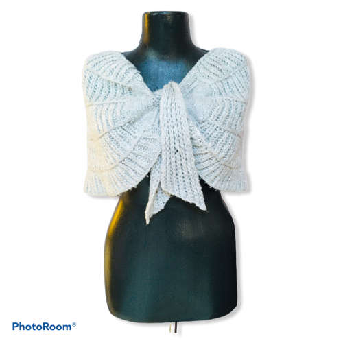 Vintage Grey Knit Wrap Free Size