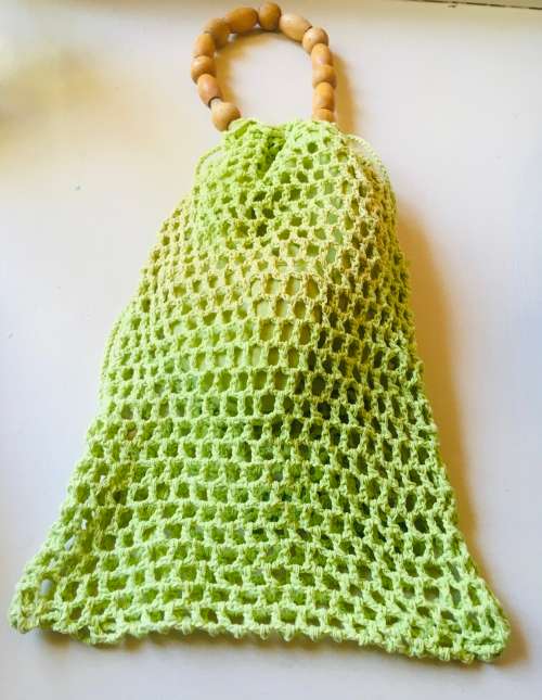 Lime Crochet Bag