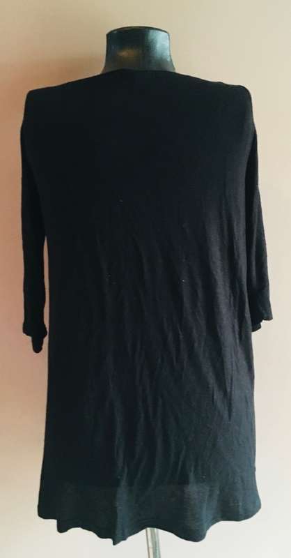 Audacity Black Longer Length Top Size ML