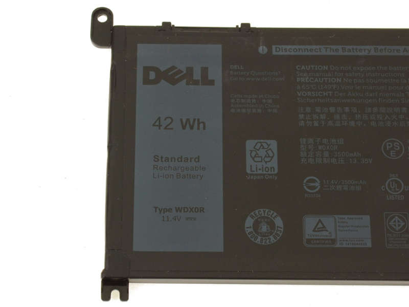 Genuine Dell OEM Original Inspiron 15 (5565) / 15 (7573) 2-in-1 42Wh 3-cell Laptop Battery  WDX0R