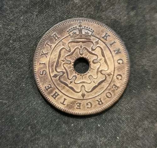 1950 Southern Rhodesian Penny