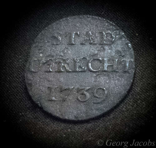 1739 Stad Utrecht Duit- Ex Shipwreck