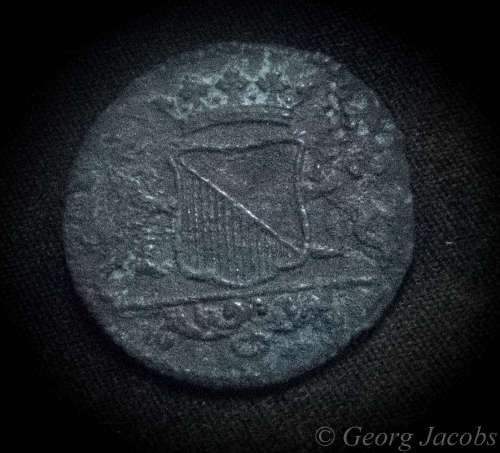 1739 Stad Utrecht Duit- Ex Shipwreck