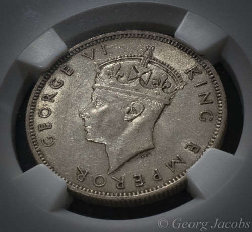 1939 Southern Rhodesia Two Shillings- AU58 - Second finest- Start @ R1 !!
