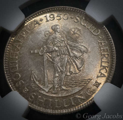 1950 Shilling Choice Unc- NGC MS65 Start @ R1 !!!