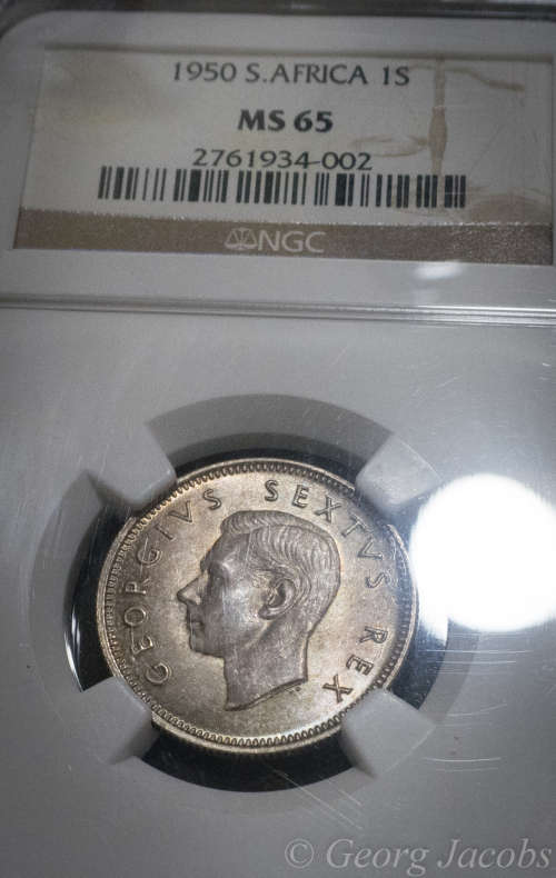 1950 Shilling Choice Unc- NGC MS65 Start @ R1 !!!