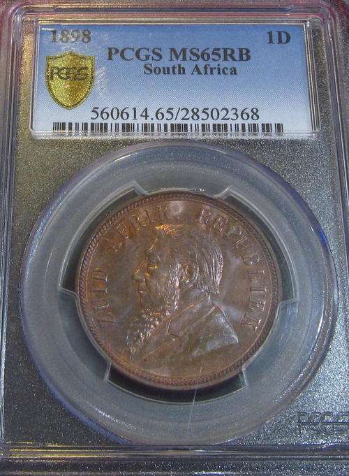 1898 Penny PCGS MS65RB Second Finest Known Start @ R1 !!!!