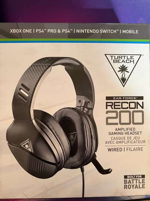 Turtle Beach Recon 200 Black Gaming Headset (Multi Platform)