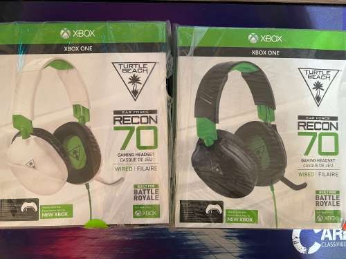 Turtle Beach Recon 70X Gaming Headset Black and White (Xbox One)