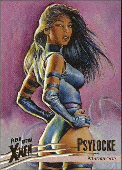 1996 Fleer Ultra X-men (Wolverine) base card #48 Psylocke