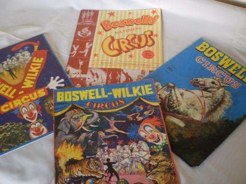 FOUR BOSWELL-WILKIE CIRCUS PROGRAMS (1960, 1971)