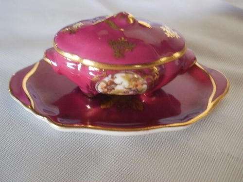 MINIATURE SOUP TUREEN,  LIMOGES FRANCE