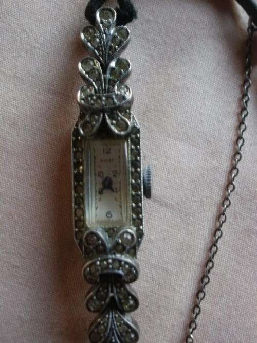 LADIES MULCO MARQUISITE ART DECO WATCH