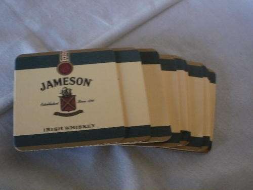 TWELVE JAMESON IRISH WHISKEY COASTER'S (a)