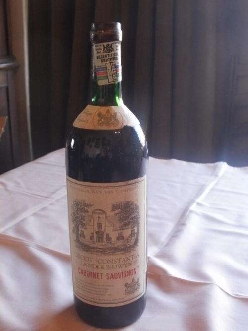 GROOT CONSTANTIA LANDGOEDWYN, CABERNET SAUVIGNON, 1975