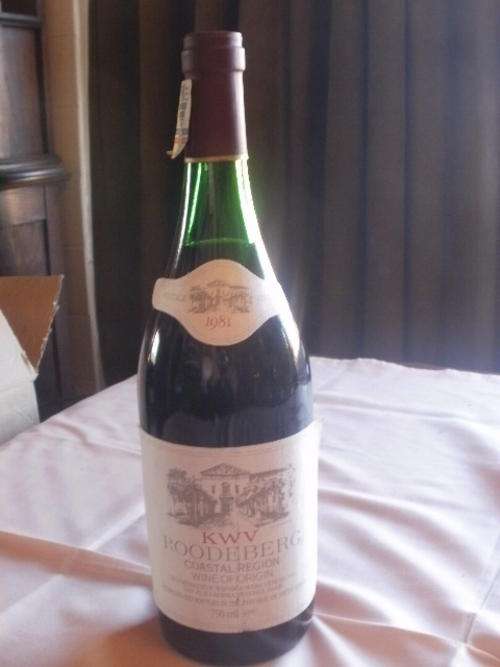 KWV ROODEBERG COASTAL REGION, 1981