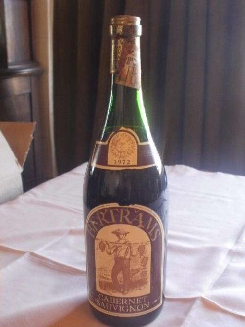 BERTRAMS, CABERNET SAUVIGNON, 1972