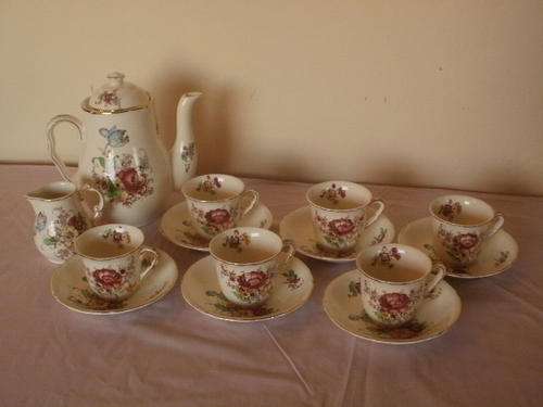 ***year end clearance**** "DRESDEN" W.R. MIDWINTER LTD ENGLAND. COFFEE SET (14 PIECE)