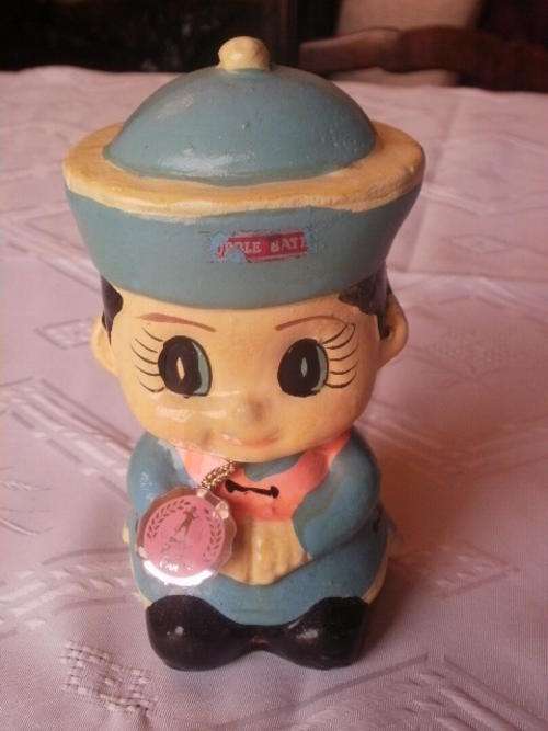 CIRCA 1950'S LITTLE BOY MONEY BOX