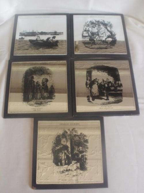 SEVEN CHARLES DICKENS MIRROR'S (BIDDING PER ITEM TO TAKE THE LOT)