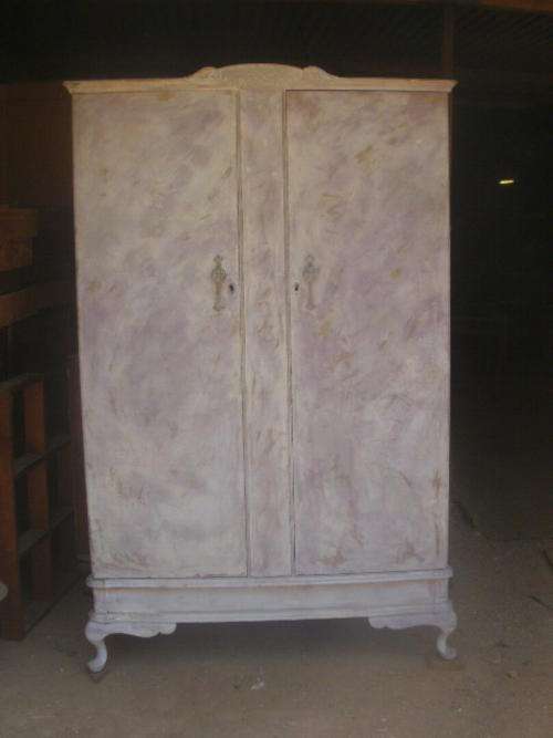 VINTAGE PAINTED WARDROBE