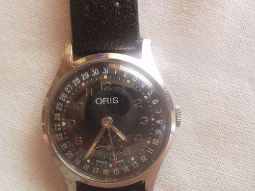 MENS ORIS MECHANICAL WATCH WITH BLACK DIAL (MILITARY WATCH)